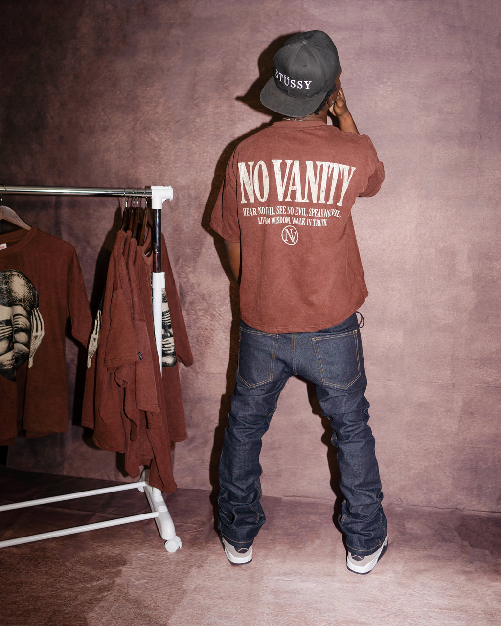 NoVanity "No Evil" Face Tees
