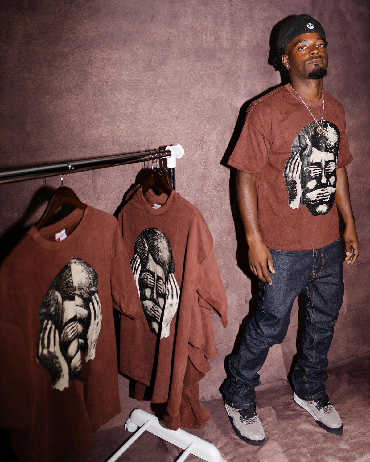 NoVanity "No Evil" Face Tees